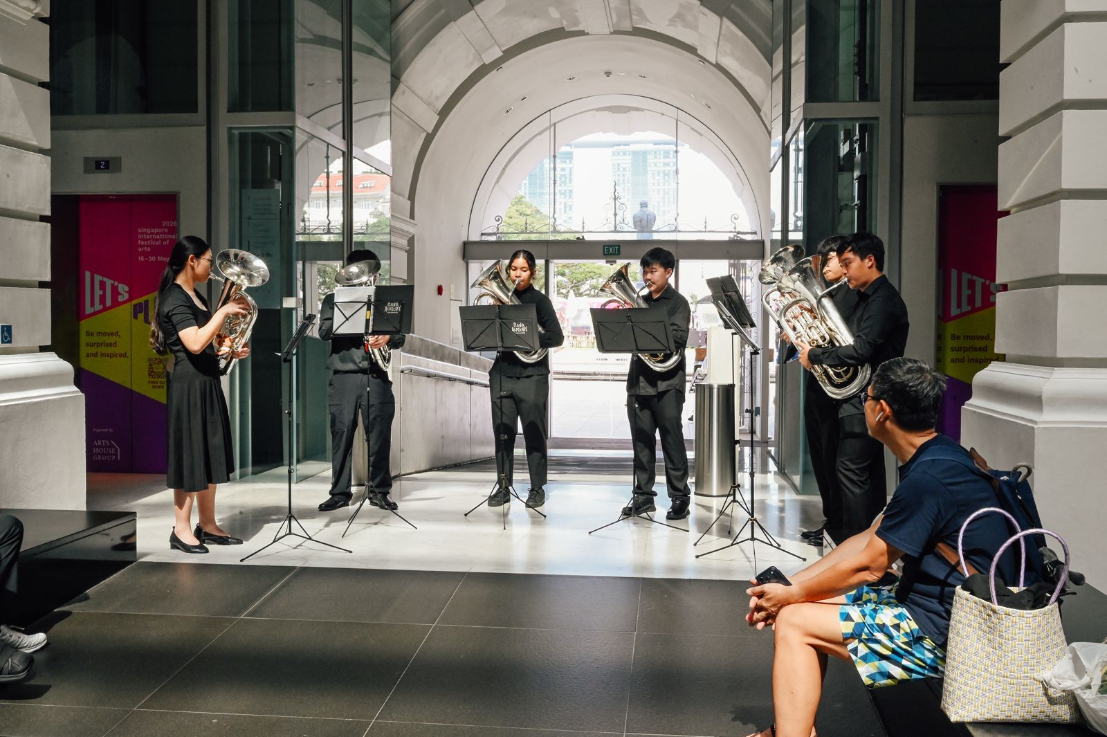 A BAS euphonium ensemble performing